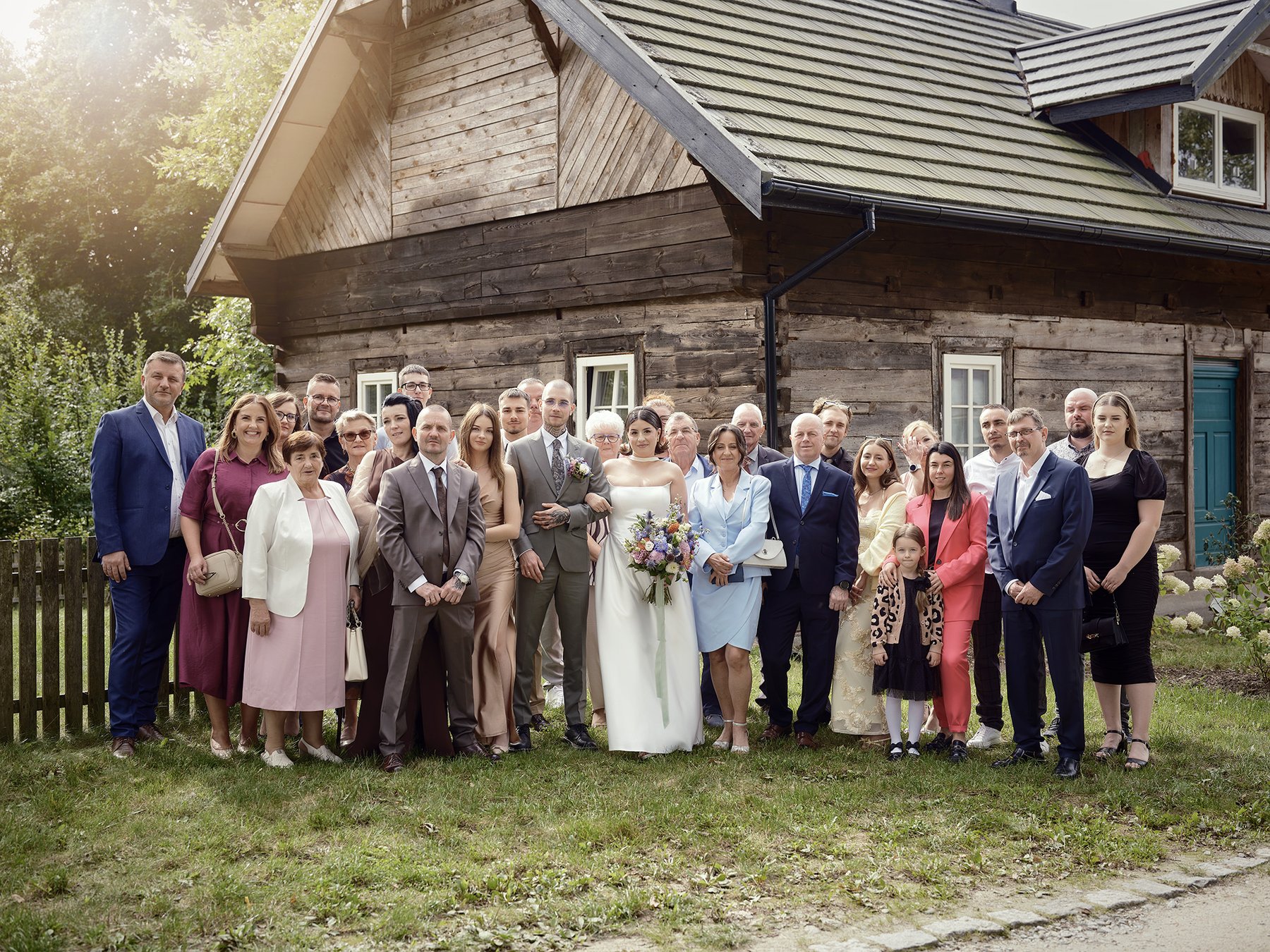 Zdjęcia grupowe gości weselnych